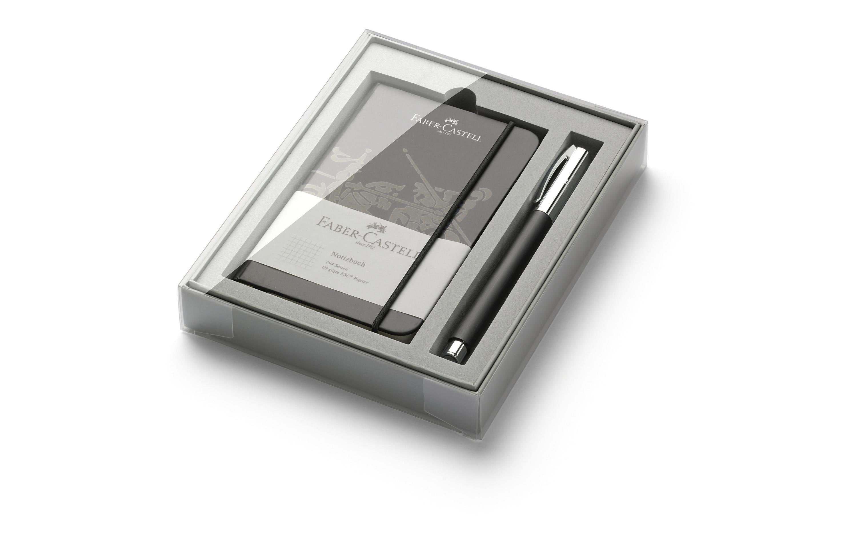 Gelschreiber Ambition OpArt Edelharz, mit NotizbuchSet aus Tintenroller und Notizbuch