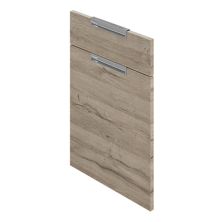 Façade de cuisine 1 porte et 1 tiroir Pachira décor chêne l. 50 cm x H. 72 cm GoodHome