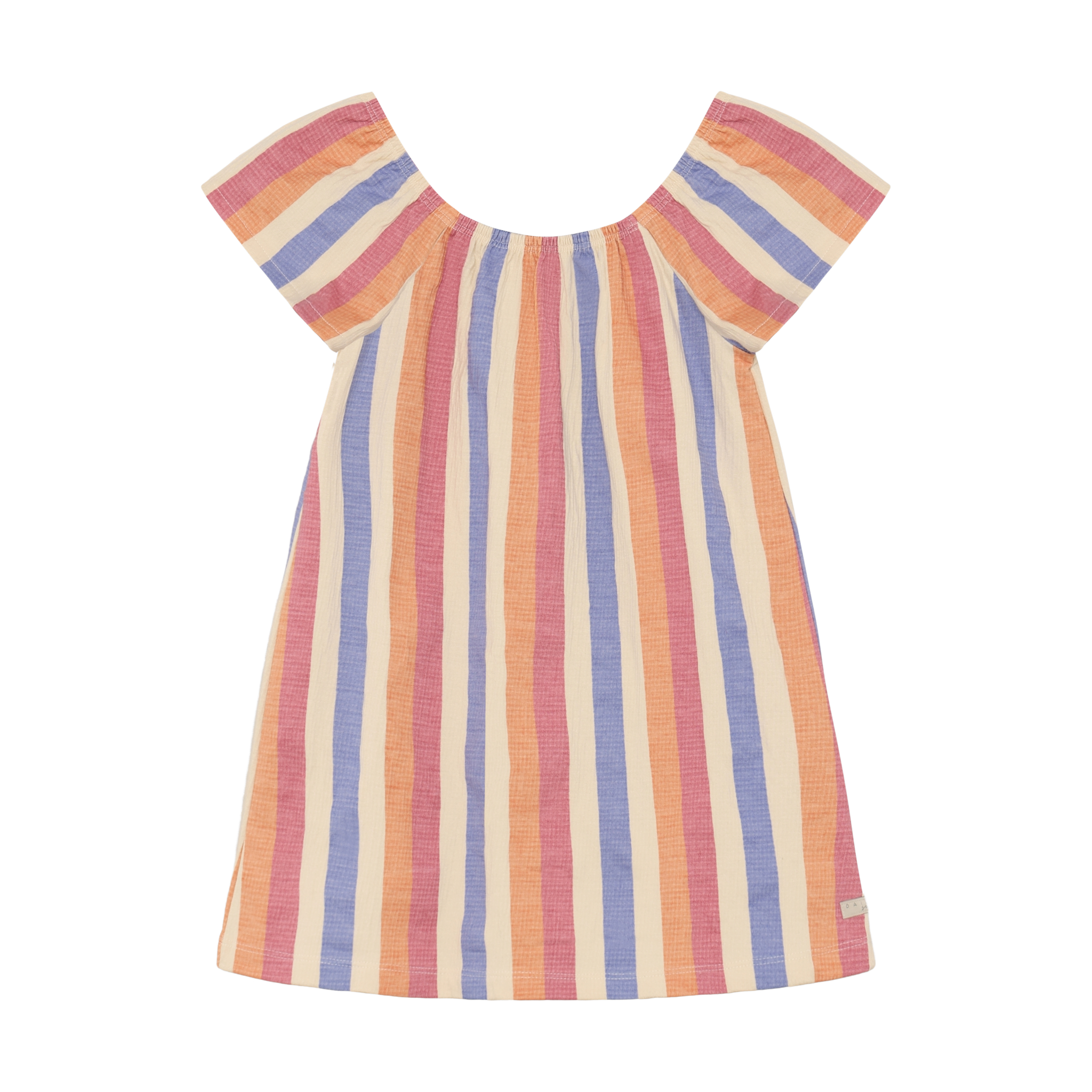 Daily7 Daily7 dress striped  heather rose