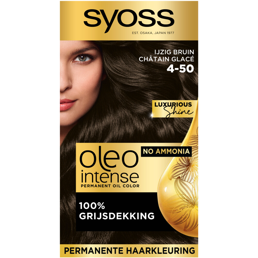 Syoss Oleo Intense Haarverf 4-50 Ijzig Bruin