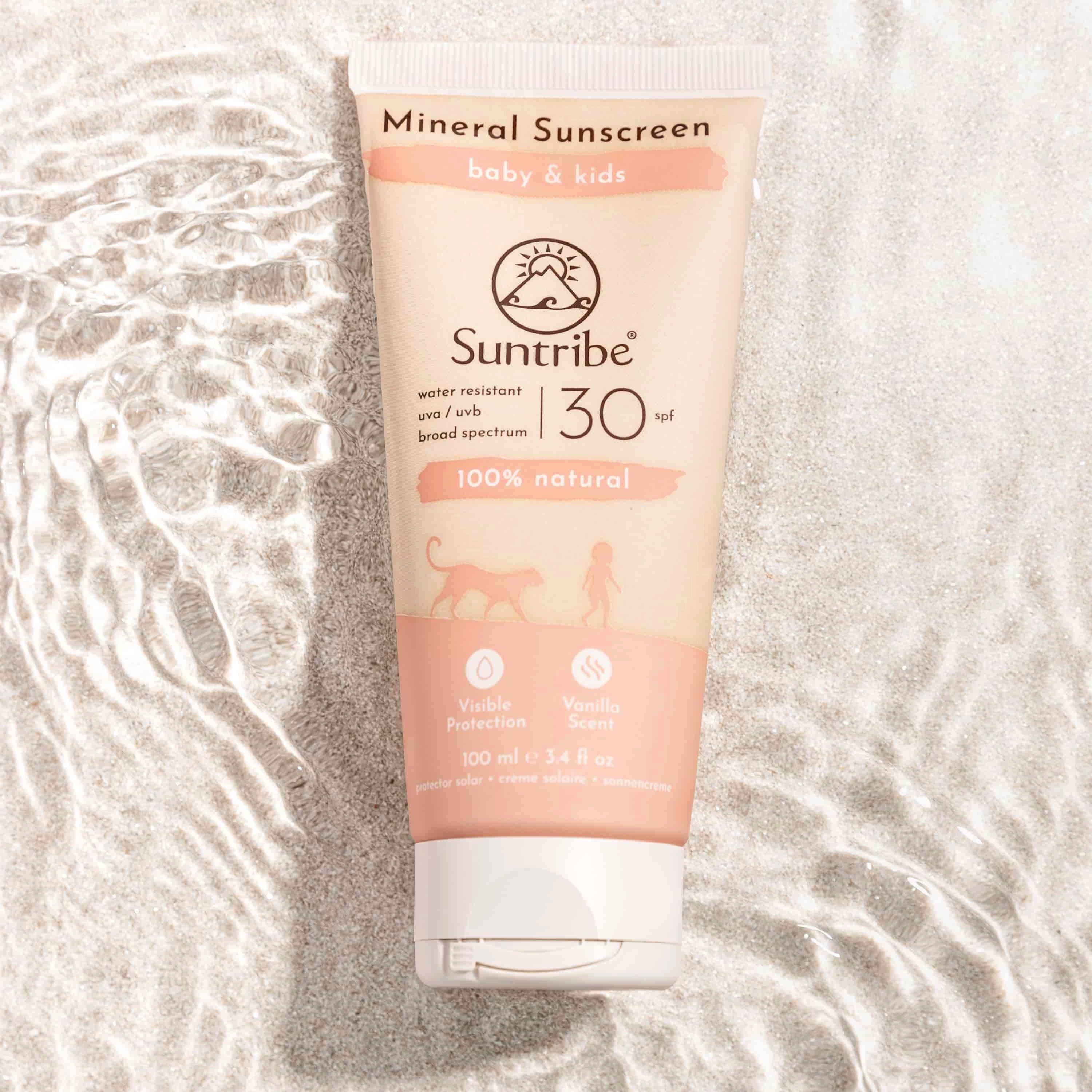 Suntribe  Kids Mineral Sunscreen SPF 30, 100 ml