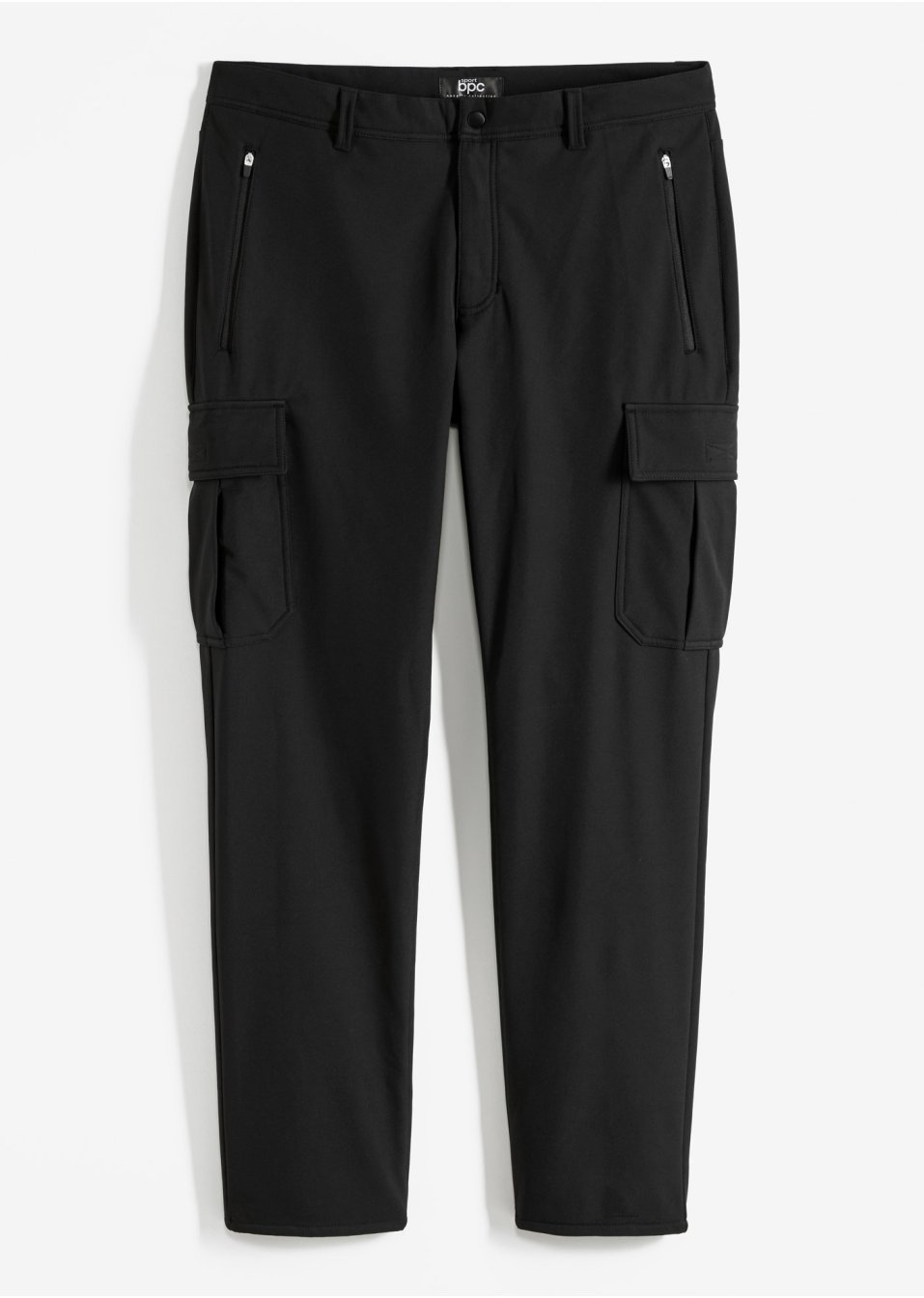 Pantalon outdoor softshell avec teneur en élasthanne, ceinture incl., Regular Fit