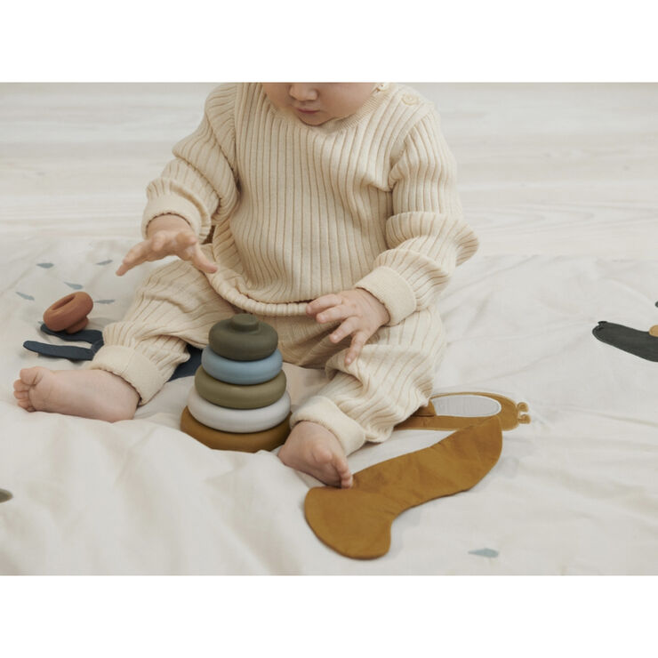 Liewood Dag stacking tower Khaki multi mix
