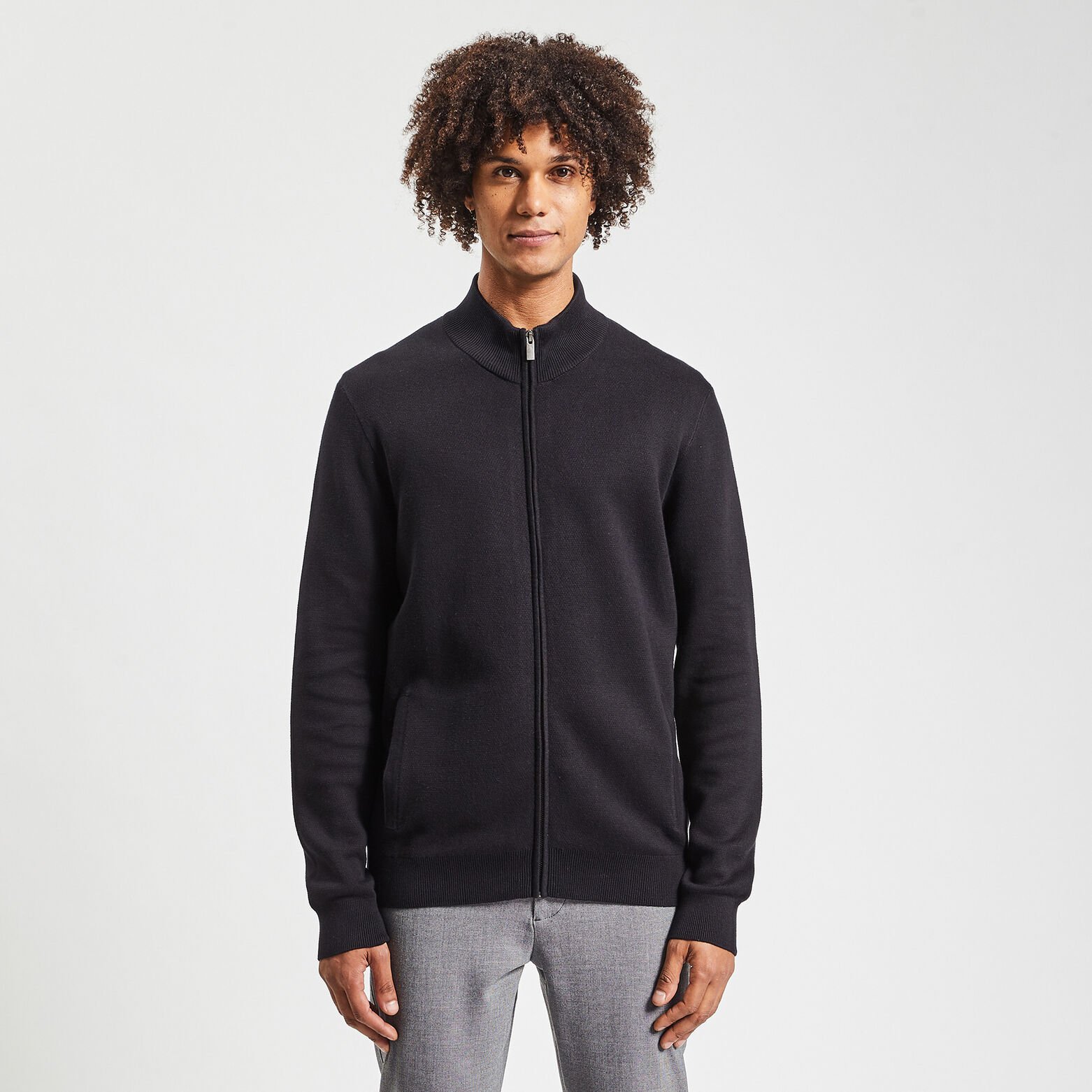 Gilet zippé Noir