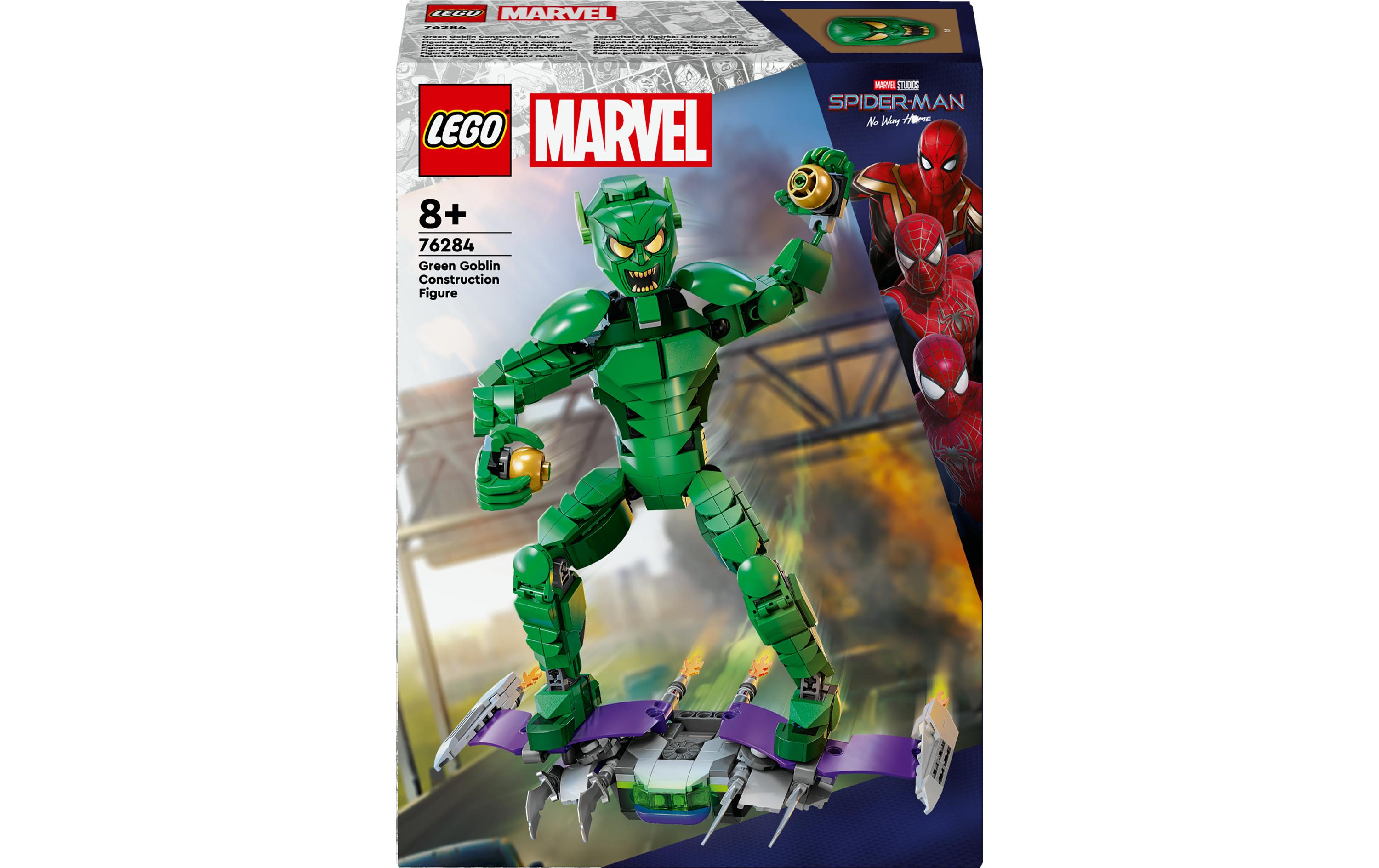 Marvel Green Goblin Baufigur 76284Bewegliches Superschurken-Bauspielzeug