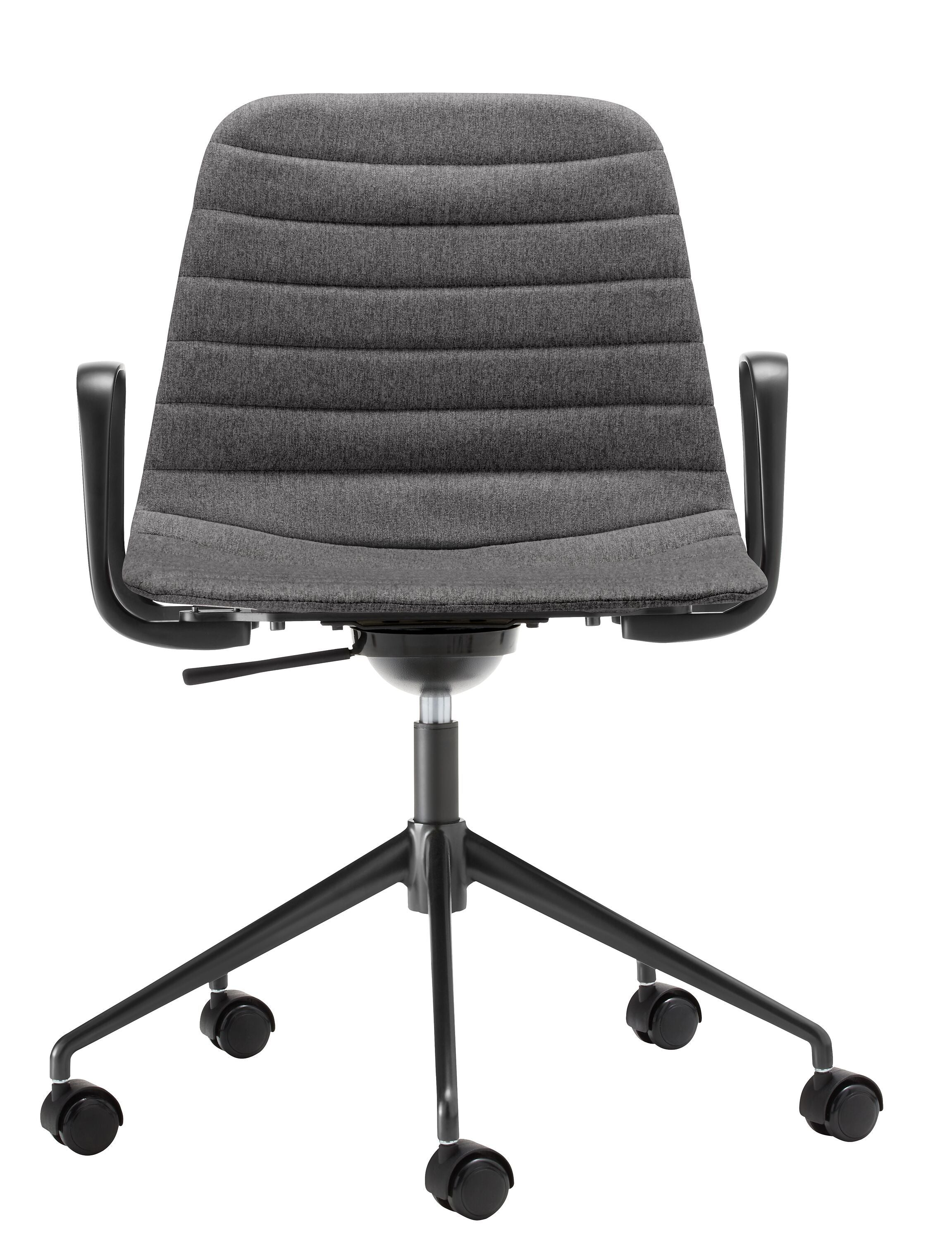 MUSK Bürostuhl - Dunkelgrau / B: 65.5 cm x T: 65.5 cm x H: 80.5 cm