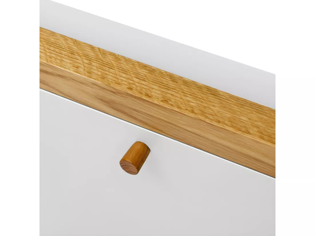 Brenta - Bureau mural contemporain - Blanc