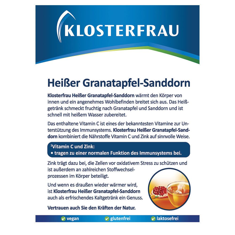 KLOSTERFRAU Broncholind® Heißer Granatapfel-Sanddorn