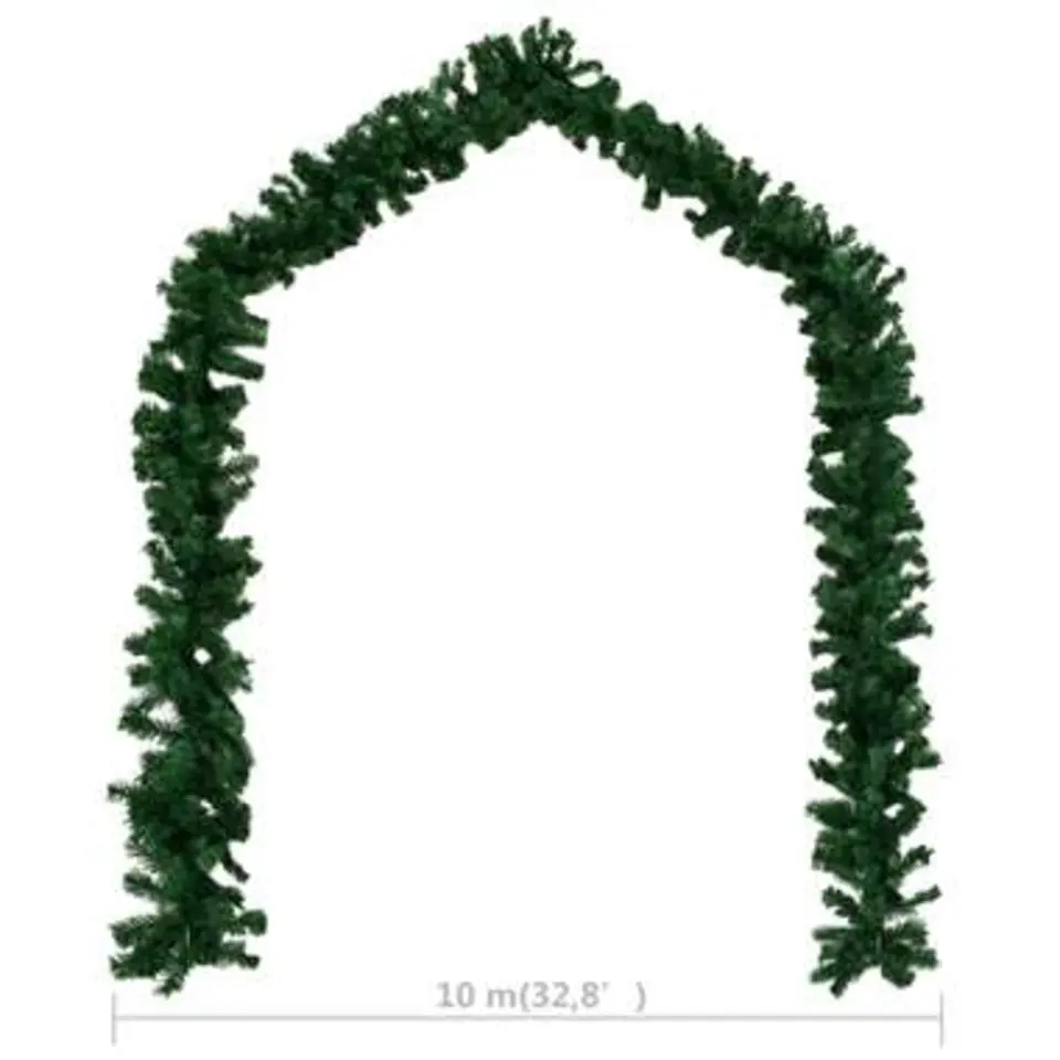 vidaXL - Guirlande - Groen - PVC - 10 m