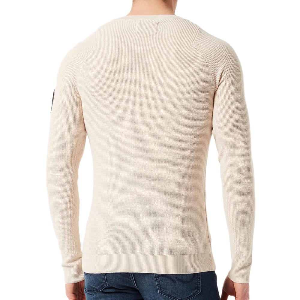 Jack & Jones Pull Beige Homme Jack & Jones Classic Spring