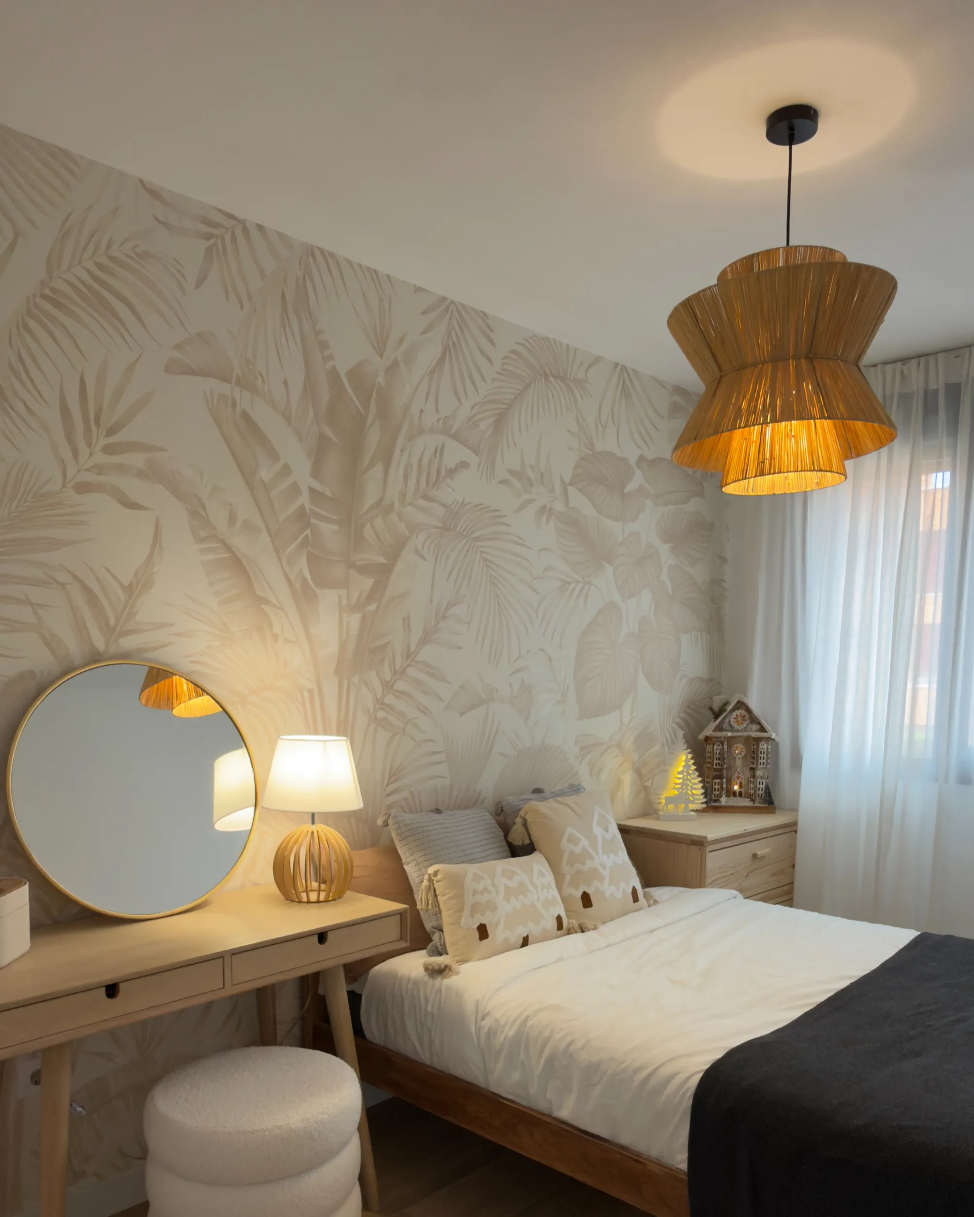Hanglamp TELAMBA Wicker Natuurlijk