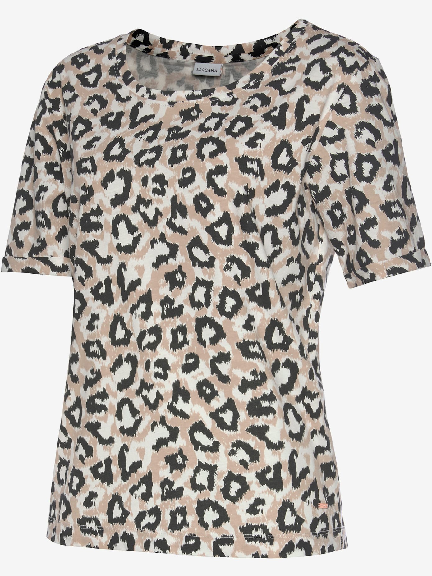 Haut de pyjama t-shirt confortable avec manches mi-longues