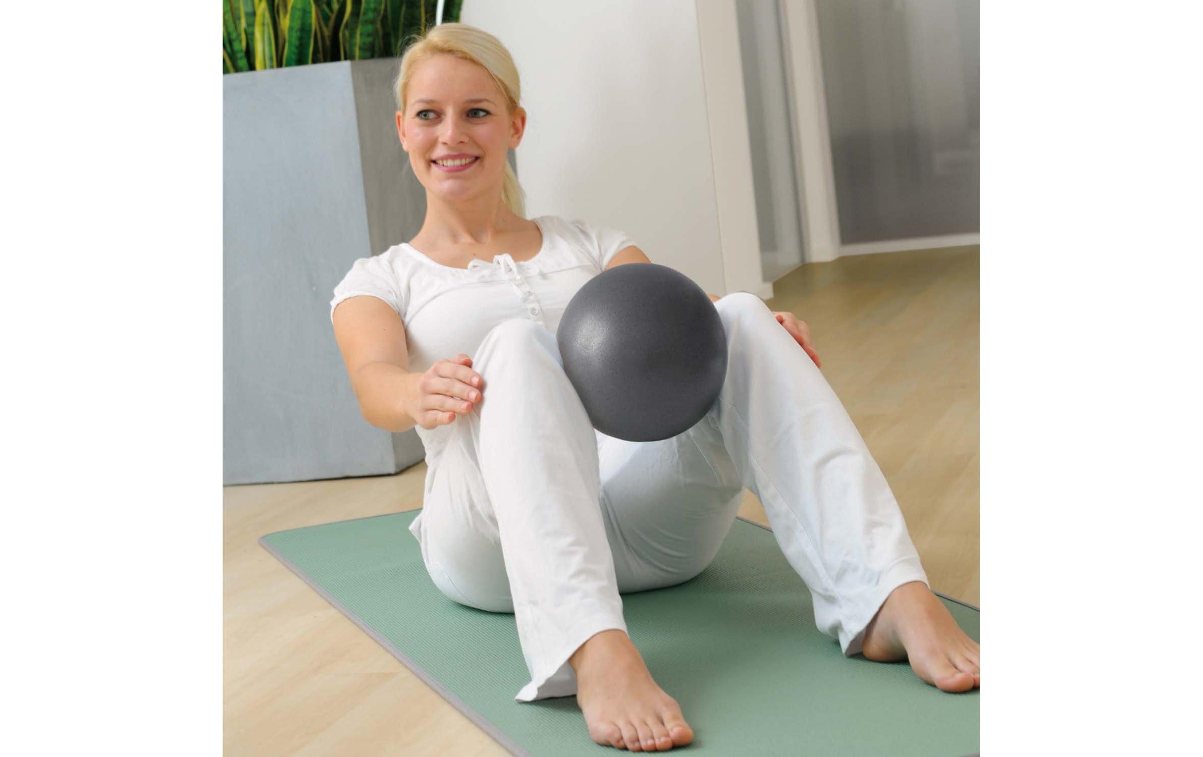 Pilates Soft Ball Ø 26 cm GrauTrainingsball Pilates