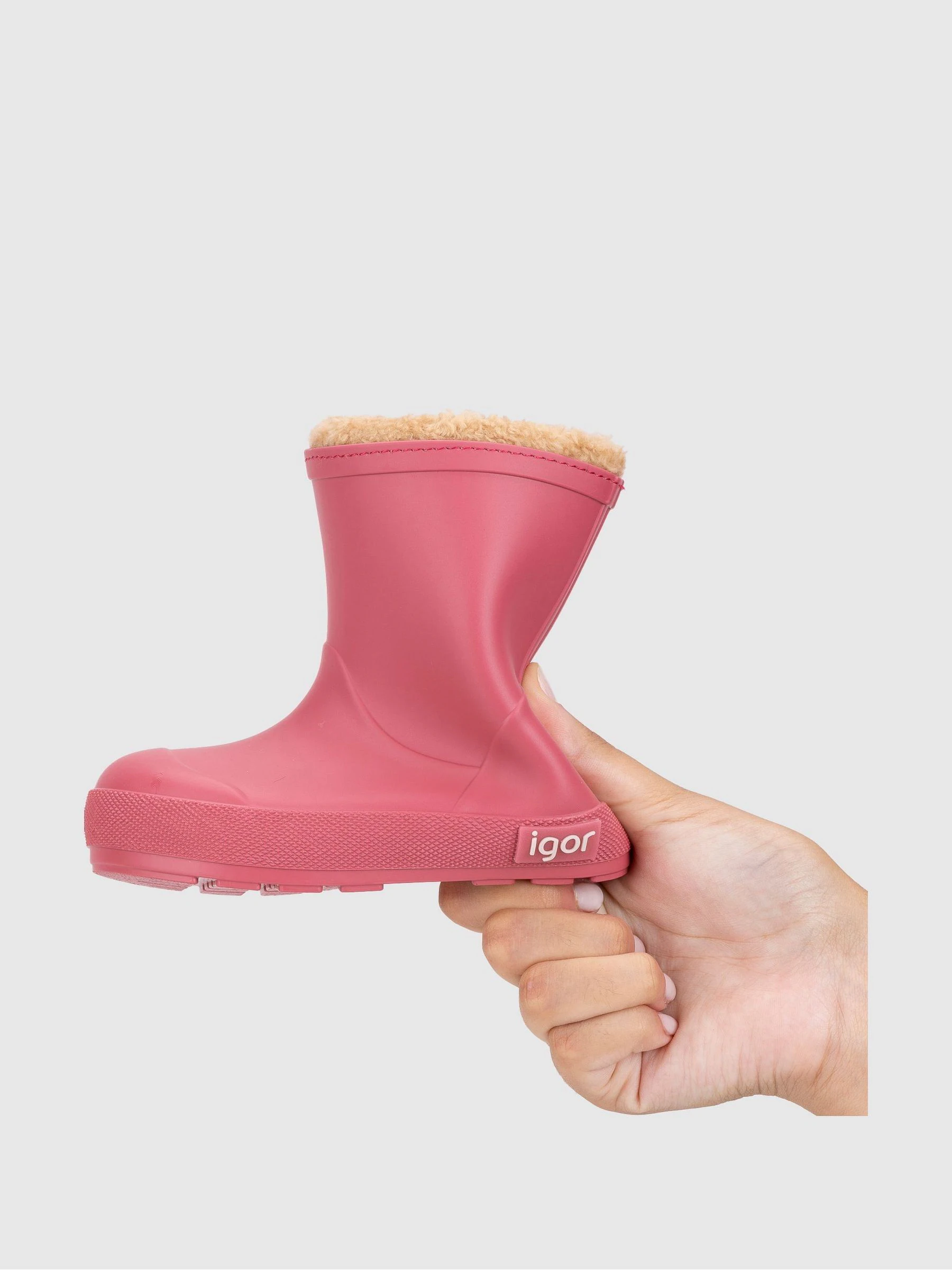Roze - Igor Yogi nep bont gevoerde warme Laarzen