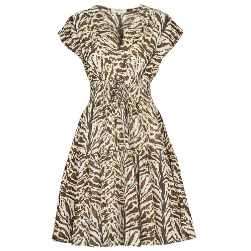 Derhy - CABOVERDE ROBE - Marron / Beige