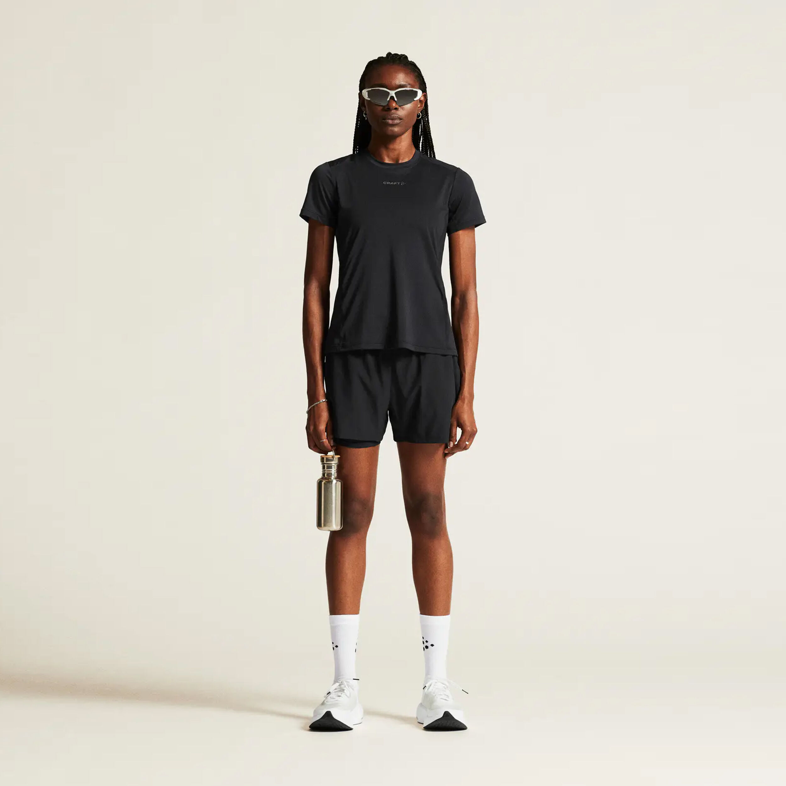 Craft ADV Essencesleeve 2 Maillot De Course Femmes - Noir