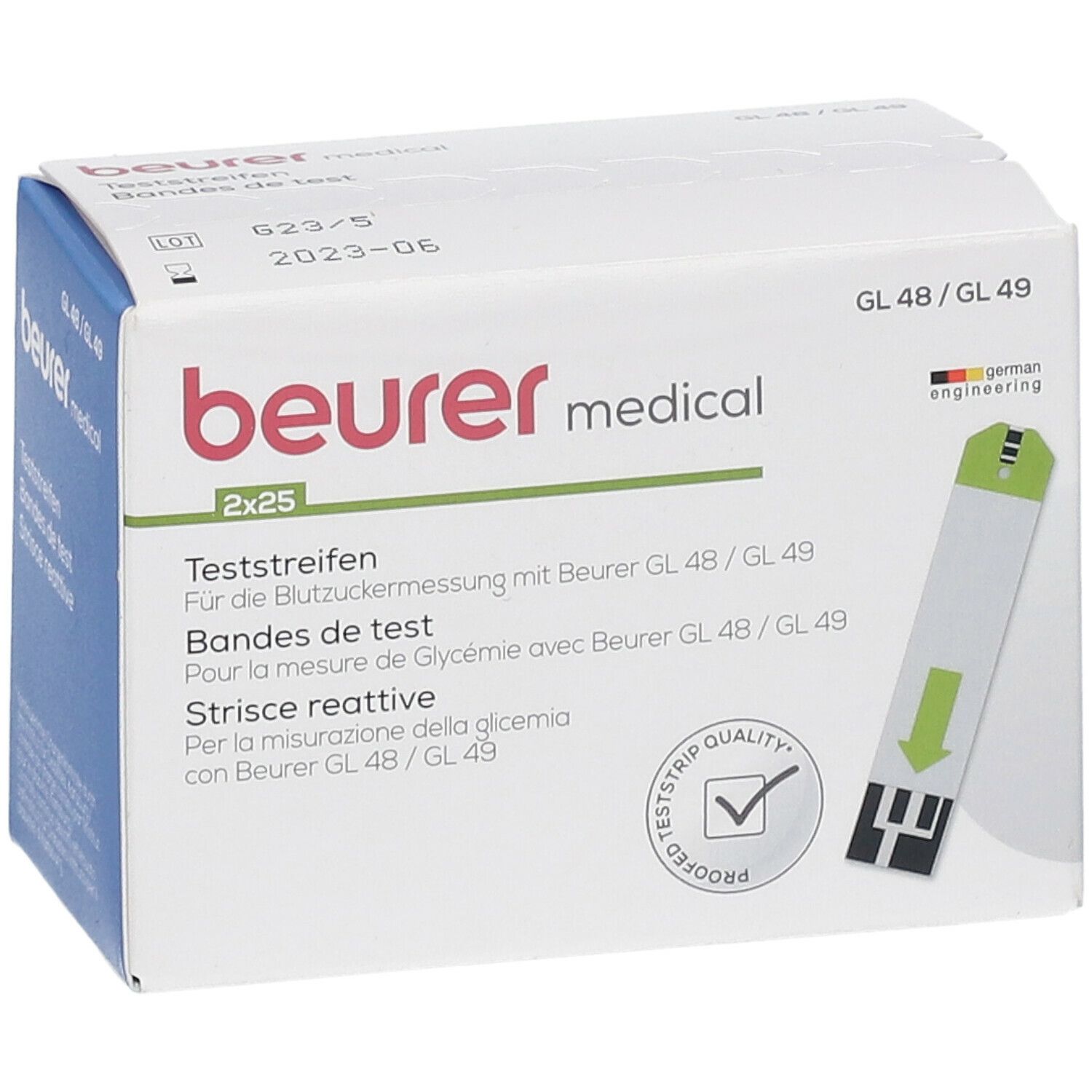 beurer Teststreifen GL48/49