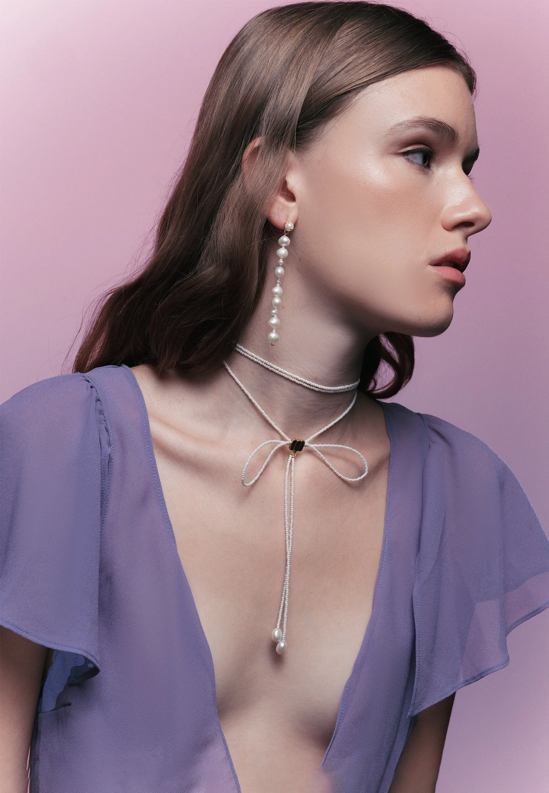 COLLIER LAZO STELLARIA - Collier lazo stellaria | Blanc