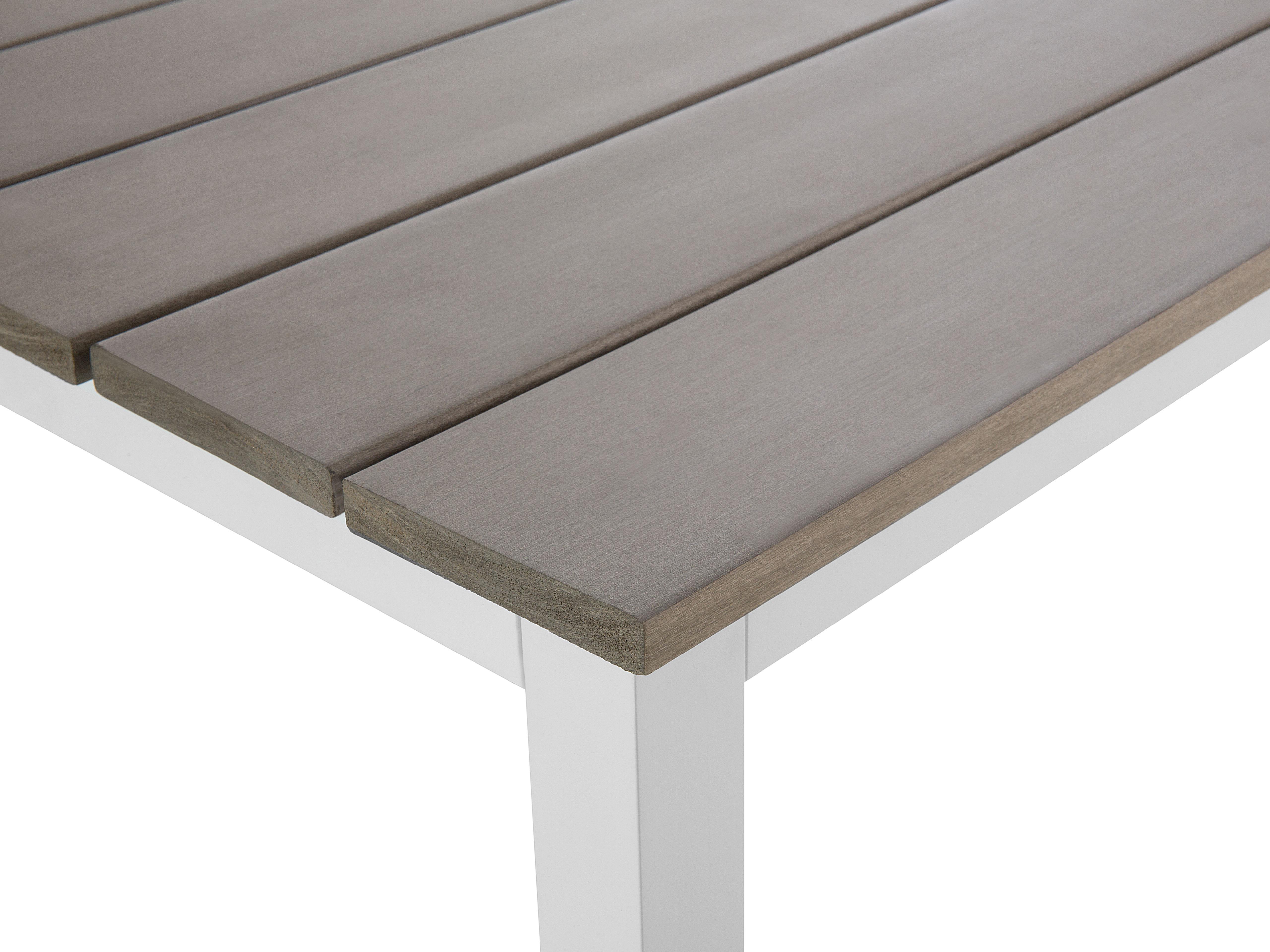 Tuin hoekloungeset met tafel 5-zits MESSINA linkszijdig Beige/groen