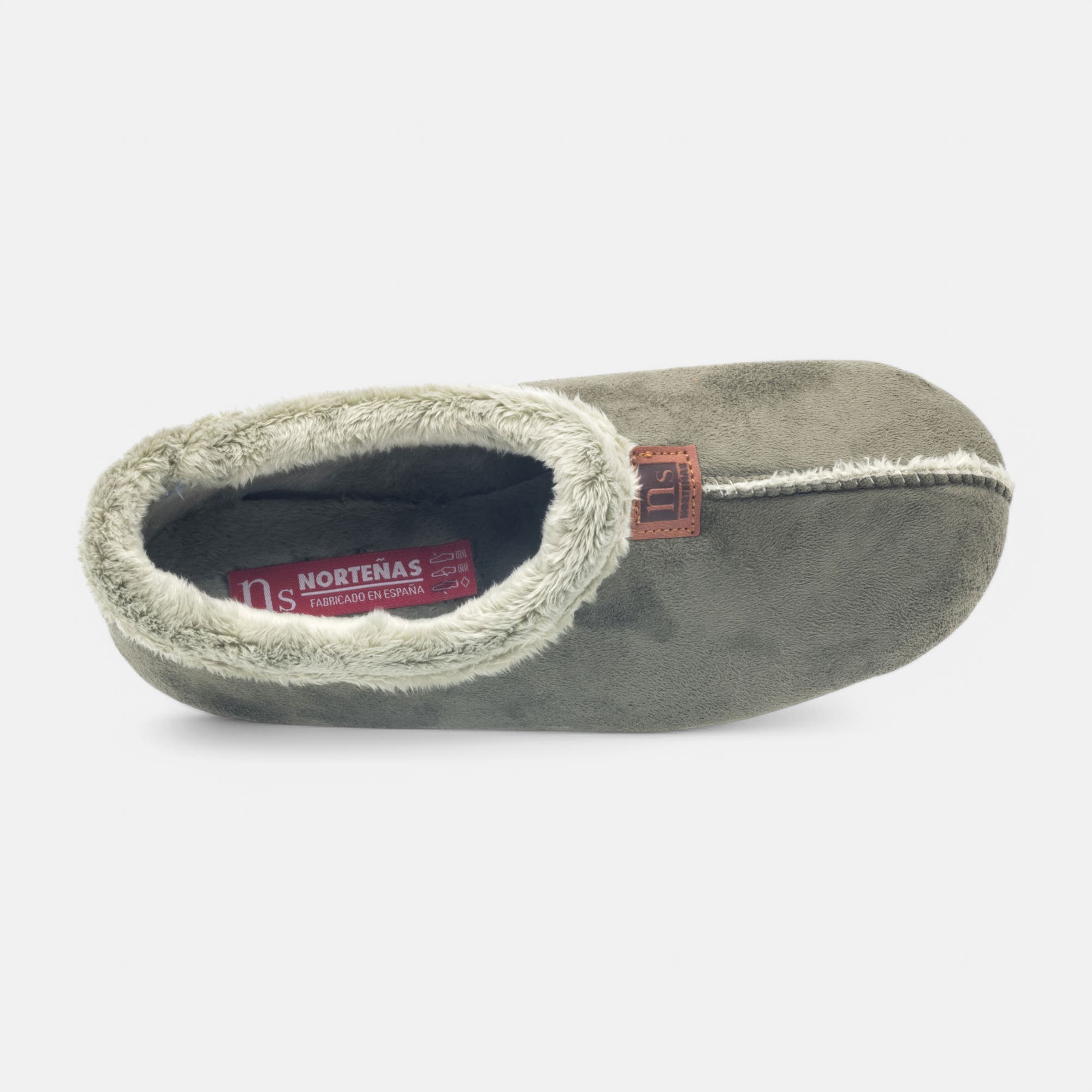 Chaussons ballerines Femme kaki