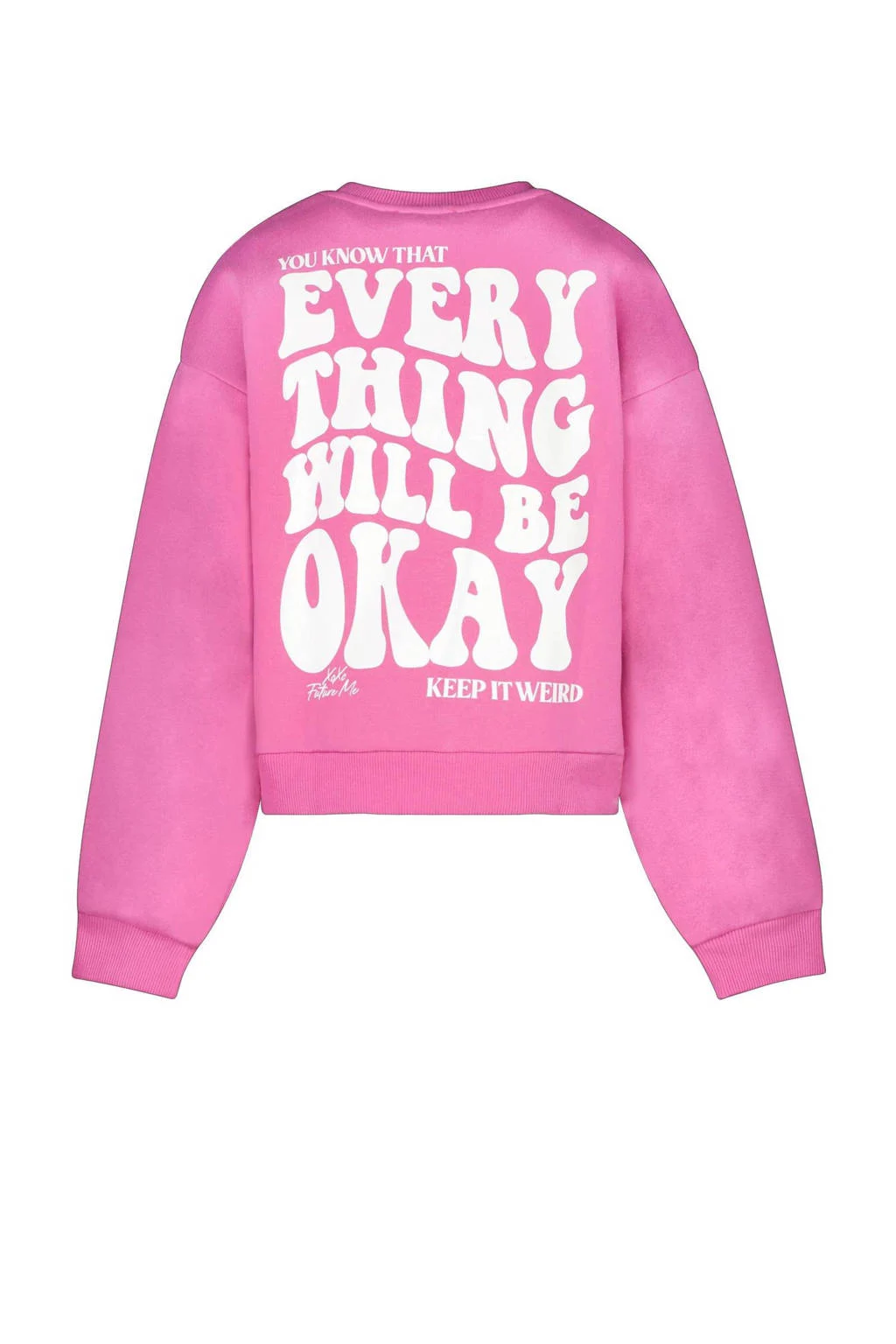 Cars sweater ARIJE met backprint zoetroze
