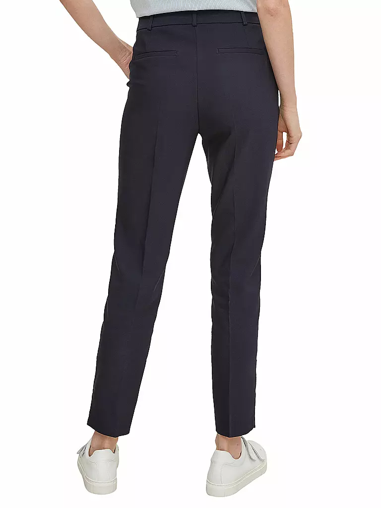 COMMA Hose Slim Fit 7/8 blau