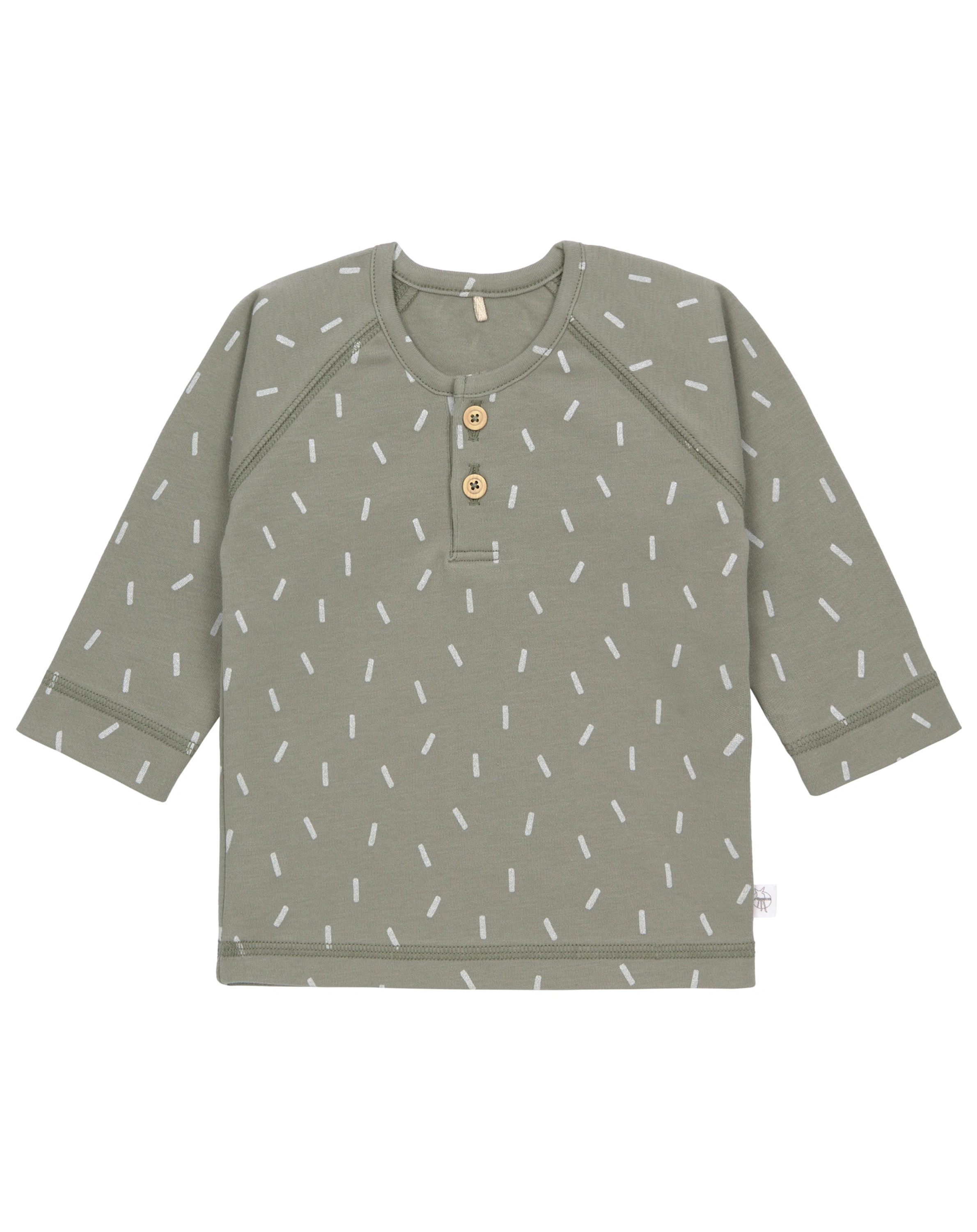 Langarmshirt SPECKLES in olive