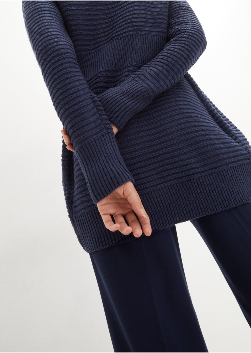 Gilet long en maille