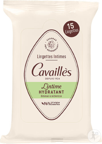 Rogé Cavaillès Lingettes Intimes Spécial Sécheresse 15 Pièces (2271039)