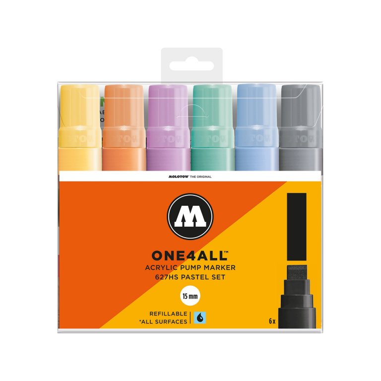 Molotow Lackmarker One4all 627HS, 6er-Set