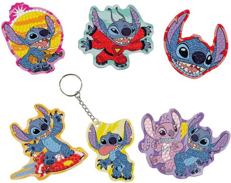 Totum - Disney Stitch - Diamond Painting Magneten - Creatieve Set
