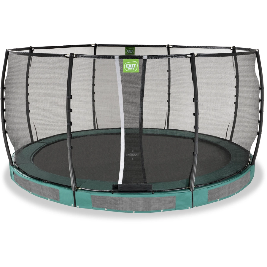 EXIT Allure Premium Bodentrampolin ø 427cm - grün