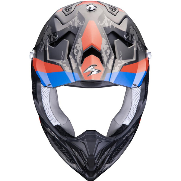 Scorpion - Casque VX-22 Air CX Noir Mat / Bleu / Rouge