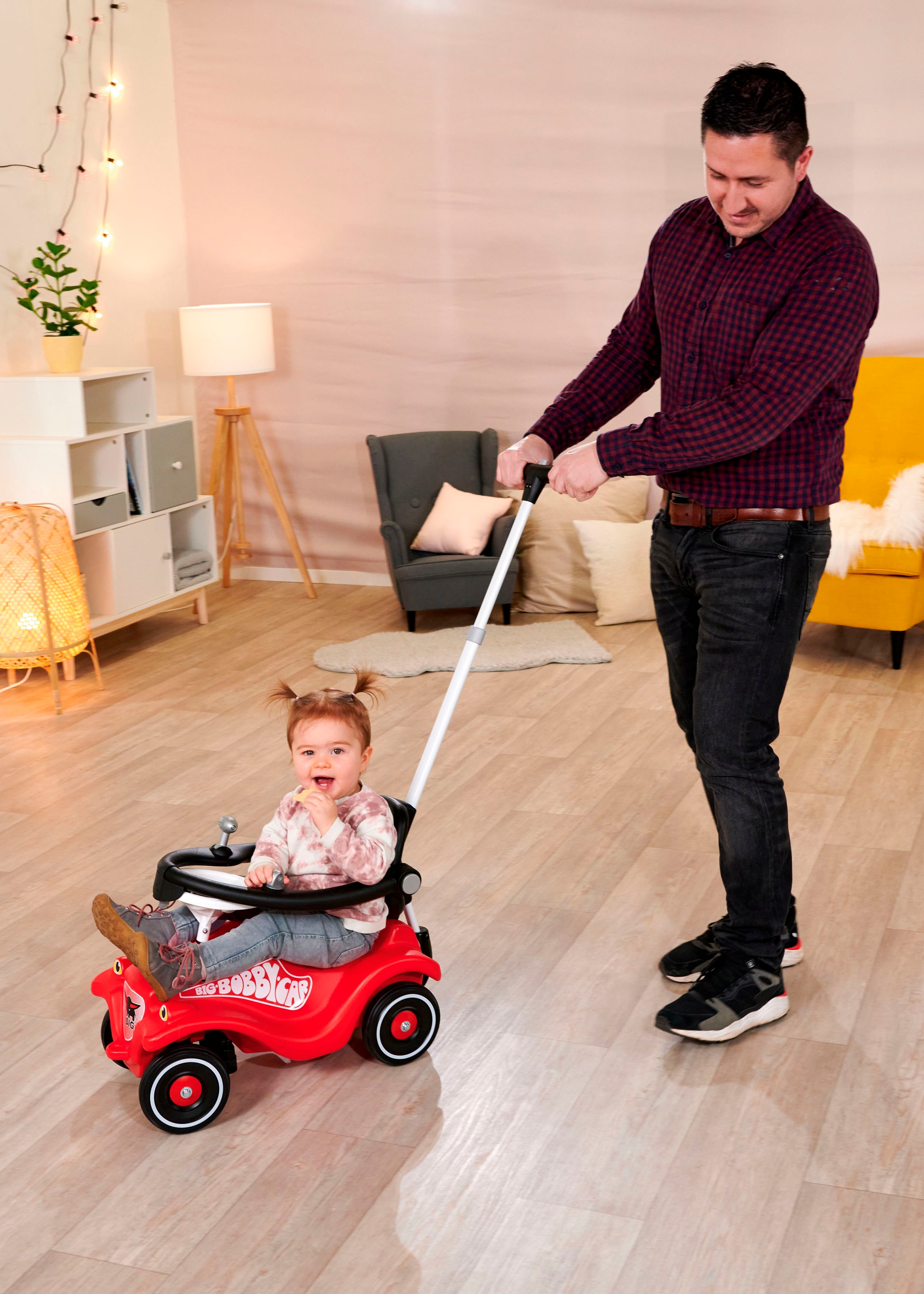 BIG Fahrzeug-Schubstange »BIG Bobby-Car Premium-Schubstange« Made in Europe