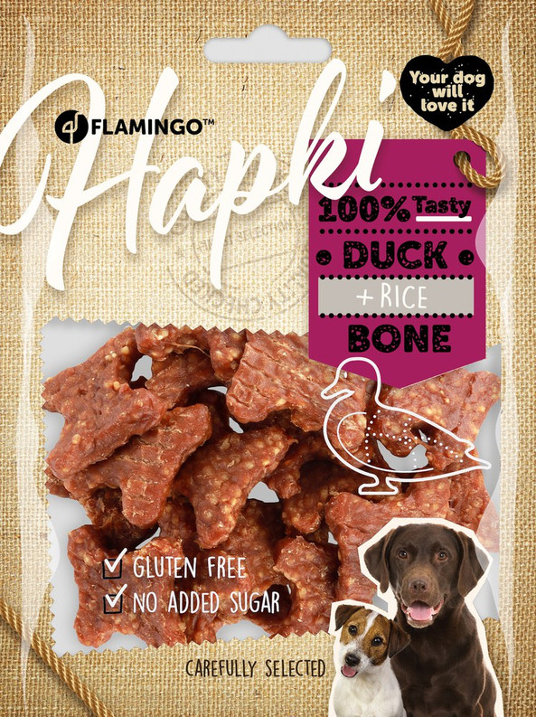 Flamingo f-521118 - Friandises Nuggets avec canard & Riz