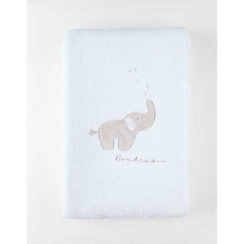 Coussin à langer 45x67 + housse éponge Bali - Bali Moka et Snow - NOUKIE 'S