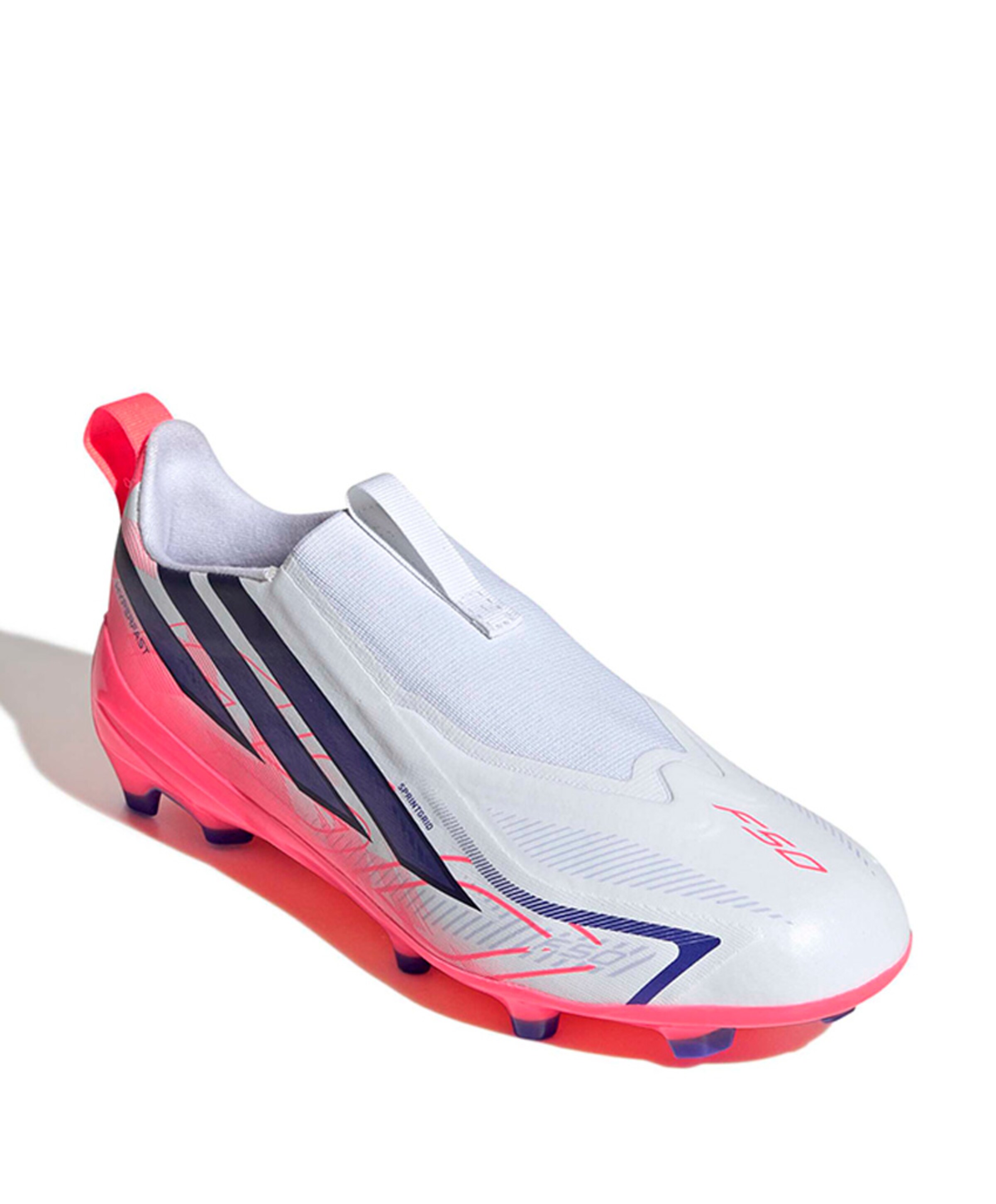 Adidas F50 Hyperfast League Ll Fg J jongens voetbalschoenen wit