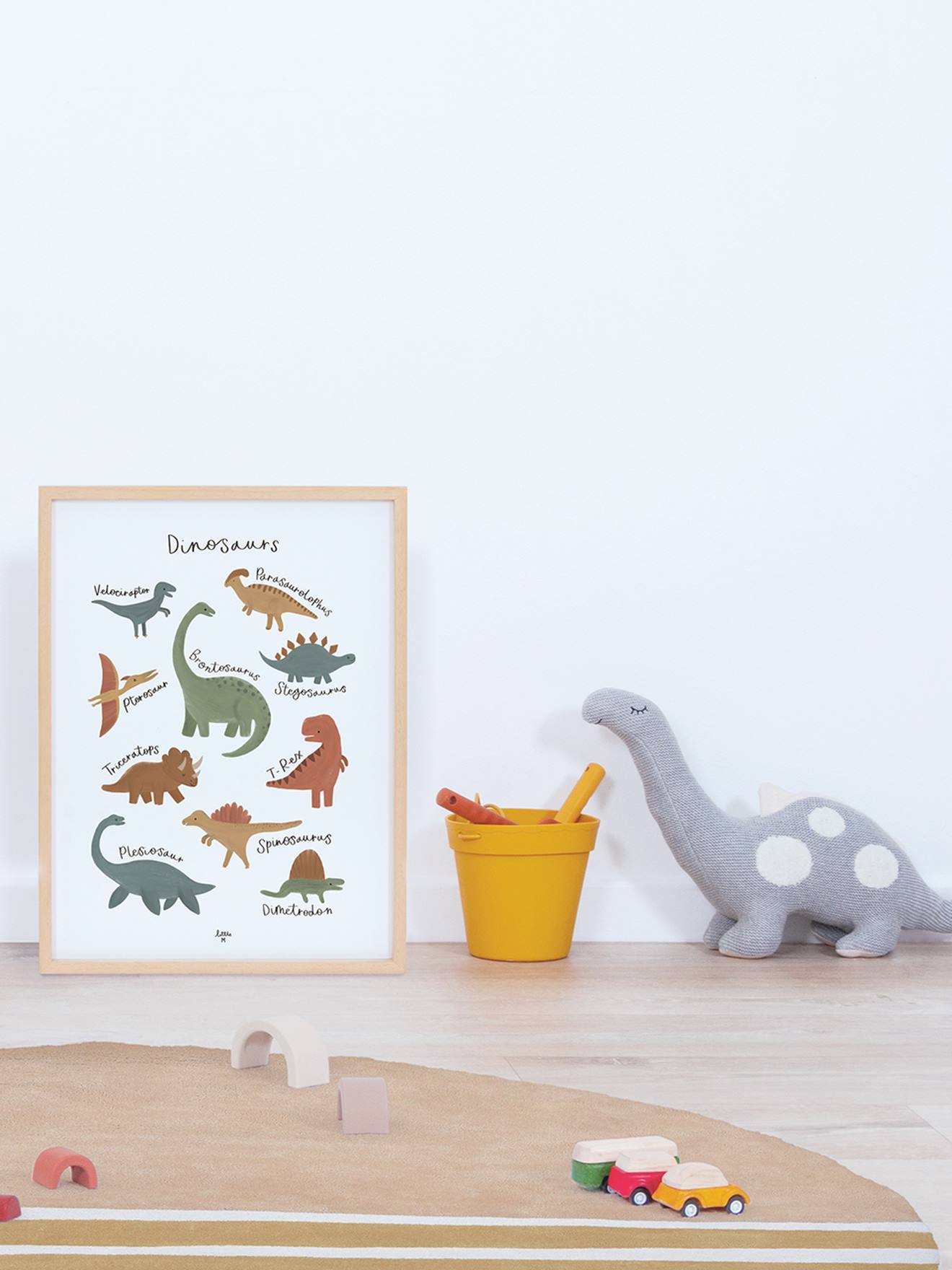 Estampa de dinossauro Sunny Lillipinso (marrom)