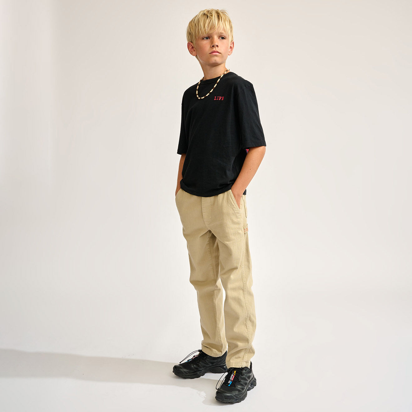 Bellerose T-Shirt Milow imprimé dos noir