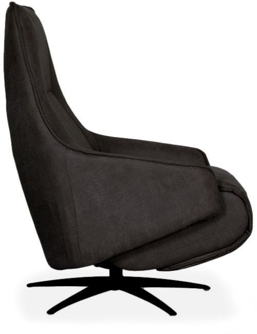 Relaxfauteuil Antraciet SX-84.003 Odense B68 x D87 x H110 cm