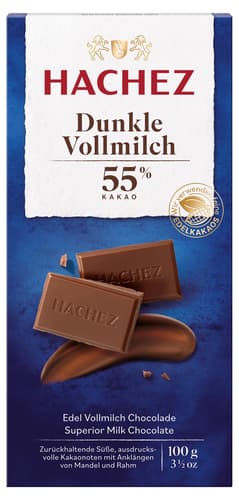 Hachez Tafel Dunkle Vollmilch 55%