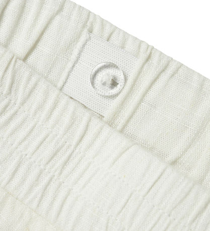 LMTD Shorts - Viskose/Leinen - Noos - NlnFinen - White Alyssum