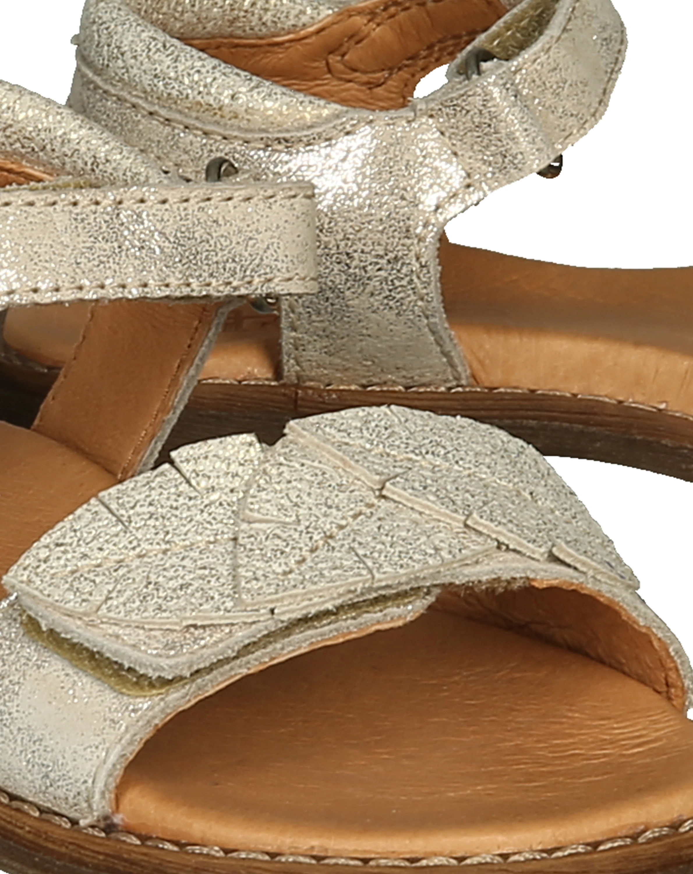 Sandale LORE LEAVES in gold