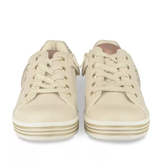 Baskets BEIGE LOVELY SKULL