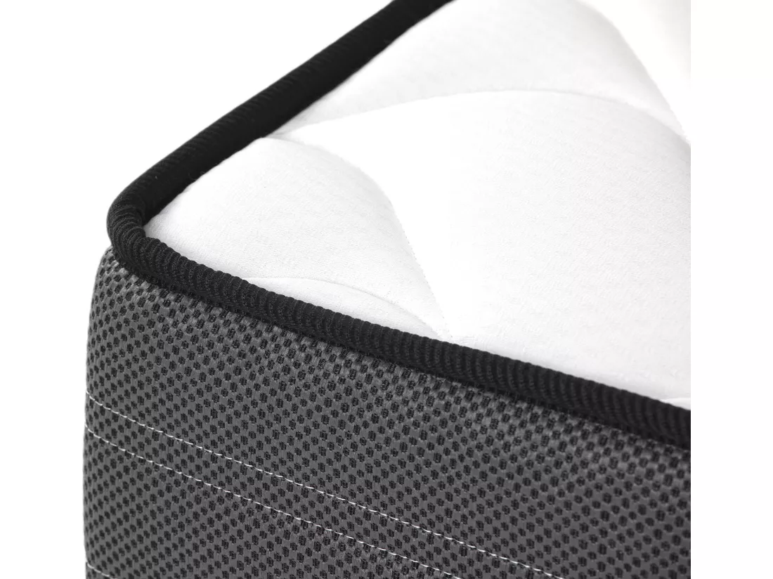 Ensemble 120 x 190 cm sommier + matelas ressorts ensachés ép.20cm - AMBRACIE de YSMÉE