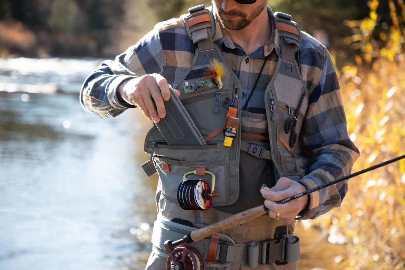 Fishpond Fishpond Sagebrush Pro Mesh Vest Lett Onesize Mesh Fluevest Med 17 Lommer Grey