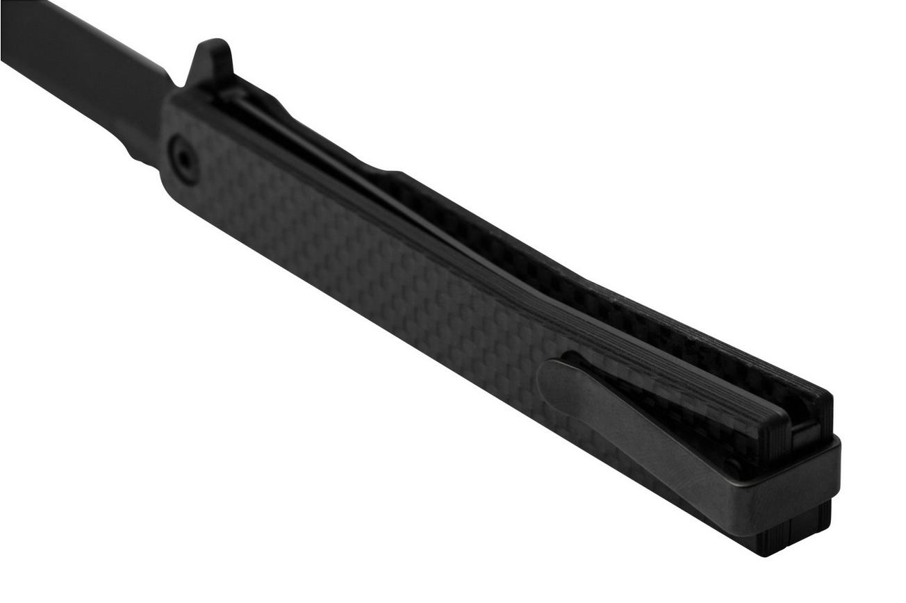 Ocaso Solstice 9HFB, S35VN Harpoon Black Carbon, zakmes