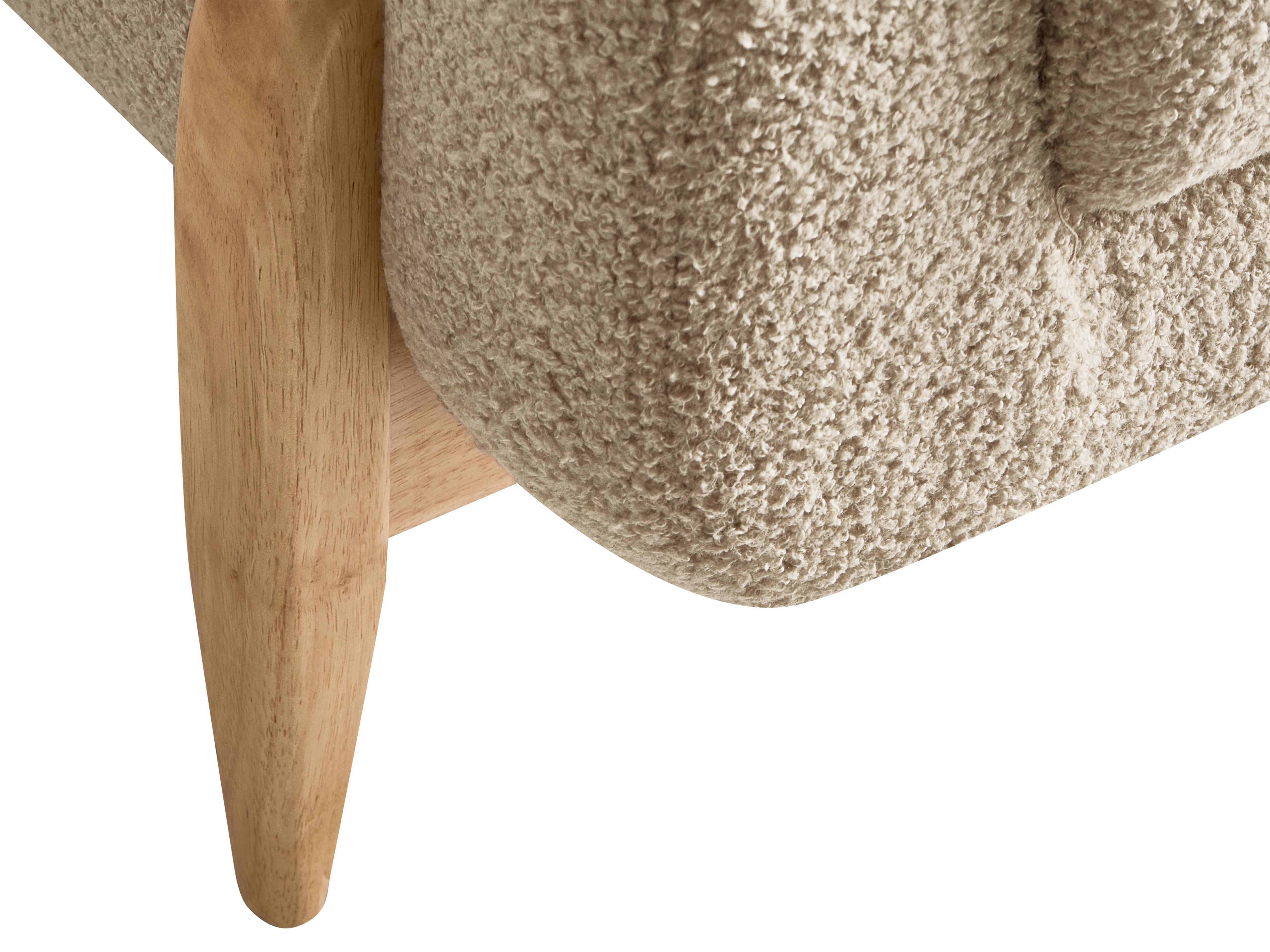 Bank 2-zits GIMO Bouclé Beige