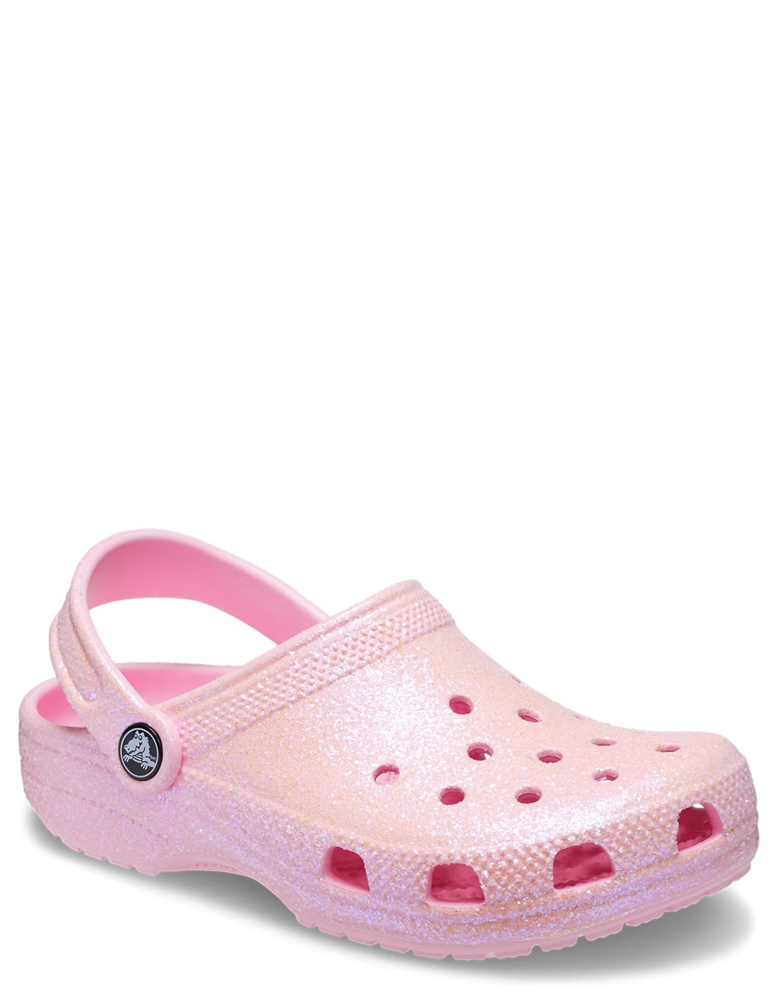 crocs sabots femme enfant classic glitter clog rose