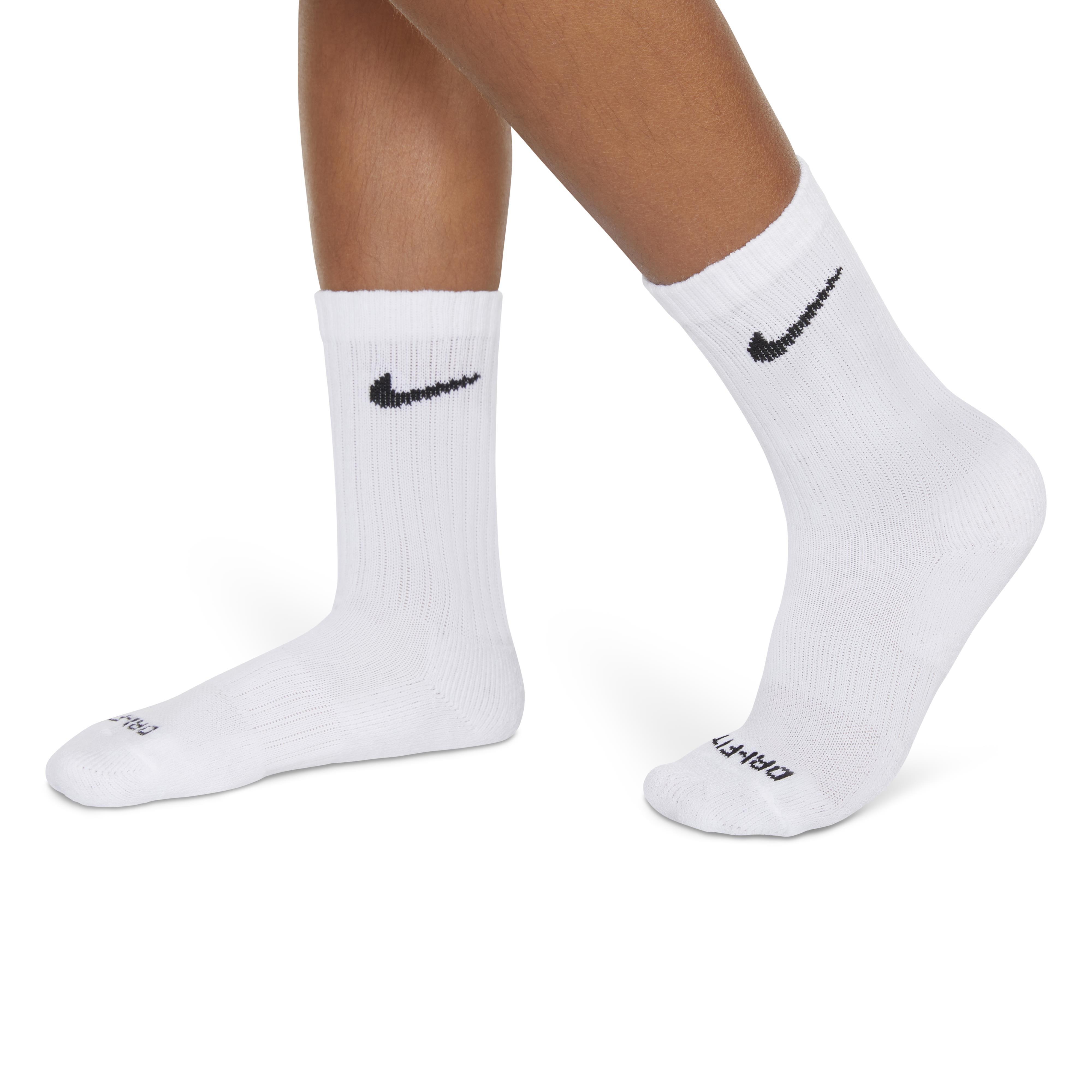 Nike 6Pk Dri Fit Crew Sock Childs